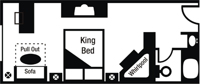 King Whirlpool Suite